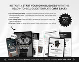 100 Compelling Hooks & Captions Guide with PLR & MRR DigiPax