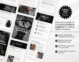 100 Compelling Hooks & Captions Guide with PLR & MRR DigiPax