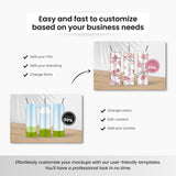 3 Skinny Tumblers Canva Mockup Templates Bundle DigiPax