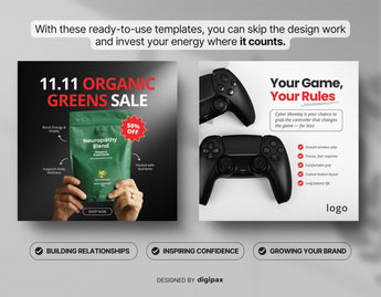 Black Friday Static Meta Ad Templates Mockup