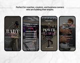 100 Boss Babe Reels Templates Bundle Mockup