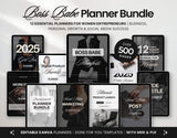 Boss Babe Planner Templates Templates Bundle with PLR & MRR DigiPax