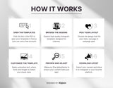Coach Instagram Templates Bundle Kit Neutral How it works Mockup