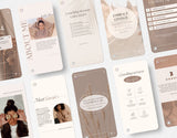 Coach Instagram Story Templates Neutral Mockup