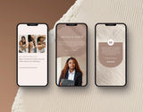 Coach Instagram Templates Bundle Kit Beige DigiPax