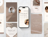 Coach Instagram Story Templates Neutral Mockup
