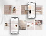 Coach Instagram Carousel Templates Neutral Mockup