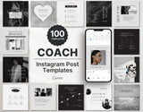 Coach Instagram Post Templates Aesthetic Cover Mockup