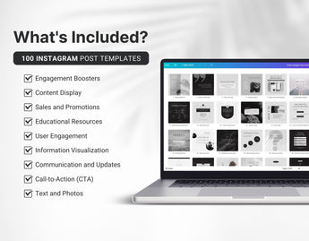 Coach Instagram Post Templates Aesthetic What is included mockup