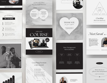 Coach Instagram Post Templates Aesthetic various posts mockup
