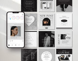 Coach Instagram Templates Bundle Kit Aesthetic posts mockup