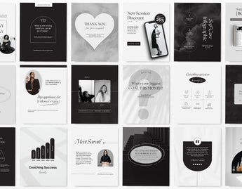 Coach Instagram Post Templates Aesthetic Mockup