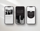 Coach Instagram Templates Bundle Kit Aesthetic phones stories mockup