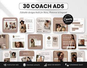 Coach Static Meta Ad Templates Neutral DigiPax