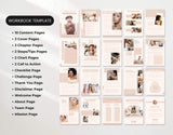 Course Creator Canva Workbook Template Blue Mockup DigiPax