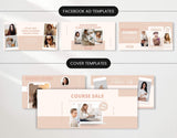 Course Creator Facebook Ad Templates and Cover Templates DigiPax