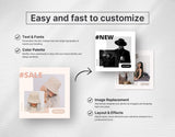 Ultimate Course Creator Social Media Templates Bundle Blue Easy and Fast to Customize Mockup DigiPax