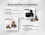 Ultimate Course Creator Social Media Templates Bundle Blue Easy and Fast to Customize Mockup DigiPax