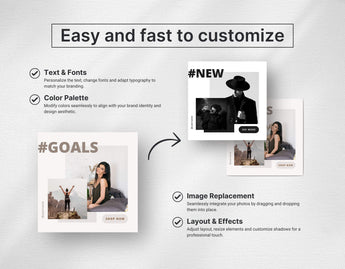 Ultimate Course Creator Social Media Templates Bundle Blue Easy and Fast to Customize Mockup DigiPax