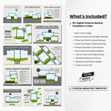 Digital Products Mockup Templates Black Devices DigiPax