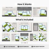 Digital Products Mockup Templates Black Devices DigiPax