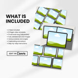 Etsy Digital Tablet Listing Video Template Black DigiPax