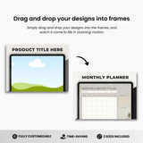 Etsy Digital Tablet Listing Video Template Black DigiPax