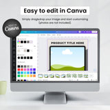 Etsy Digital Tablet Listing Video Template Black DigiPax