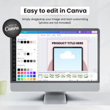 Etsy Digital Tablet Listing Video Template White DigiPax