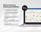 Ultimate E-Commerce Social Media Templates Bundle Watercolor Edit in Canva Mockup DigiPax