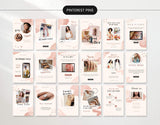 E-Commerce Pinterest Pin Templates Watercolor Mockup DigiPax