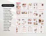E-Commerce Product Catalog Template Rose Gold Mockup DigiPax