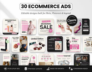 Ecommerce Static Meta Ad Templates Cover
