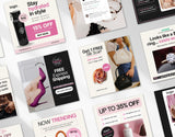 Ecommerce Static Meta Ad Templates Mockup