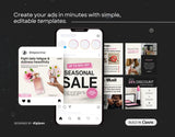 Ecommerce Static Meta Ad Templates Mockup