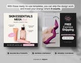 Ecommerce Static Meta Ad Templates Mockup