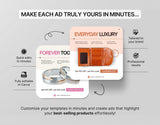 Ecommerce Static Meta Ad Templates Mockup