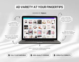 Ecommerce Static Meta Ad Templates Edit in Canva Mockup