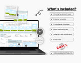 Etsy Digital Shop Branding Bundle Kit Printables Aesthetic DigiPax