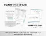 Etsy Digital Shop Branding Bundle Kit Printables Aesthetic DigiPax