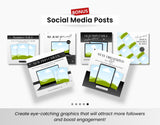 Etsy Digital Shop Branding Bundle Kit Black & White DigiPax