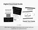 Etsy Digital Shop Social Media Templates Bundle Kit DigiPax