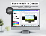 Etsy Shop Branding Bundle Kit Black & White DigiPax