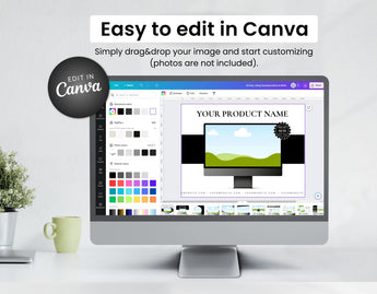 Etsy Shop Branding Bundle Kit Black & White DigiPax