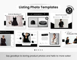 Etsy Shop Branding Bundle Kit Black & White DigiPax