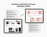 Etsy Shop Branding Bundle Kit Black & White DigiPax