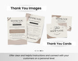 Etsy Shop Branding Bundle Kit Fall Aesthetic DigiPax