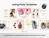 Etsy Shop Branding Bundle Kit Retro Groovy DigiPax