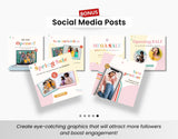 Etsy Shop Branding Bundle Kit Retro Groovy DigiPax