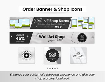 Etsy Wall Art Shop Bundle Kit DigiPax
